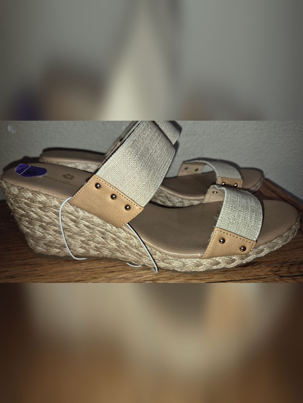 Tommy Bahama Sandals Women’s 8.5 Super Espadrille Wedge Slip Ons